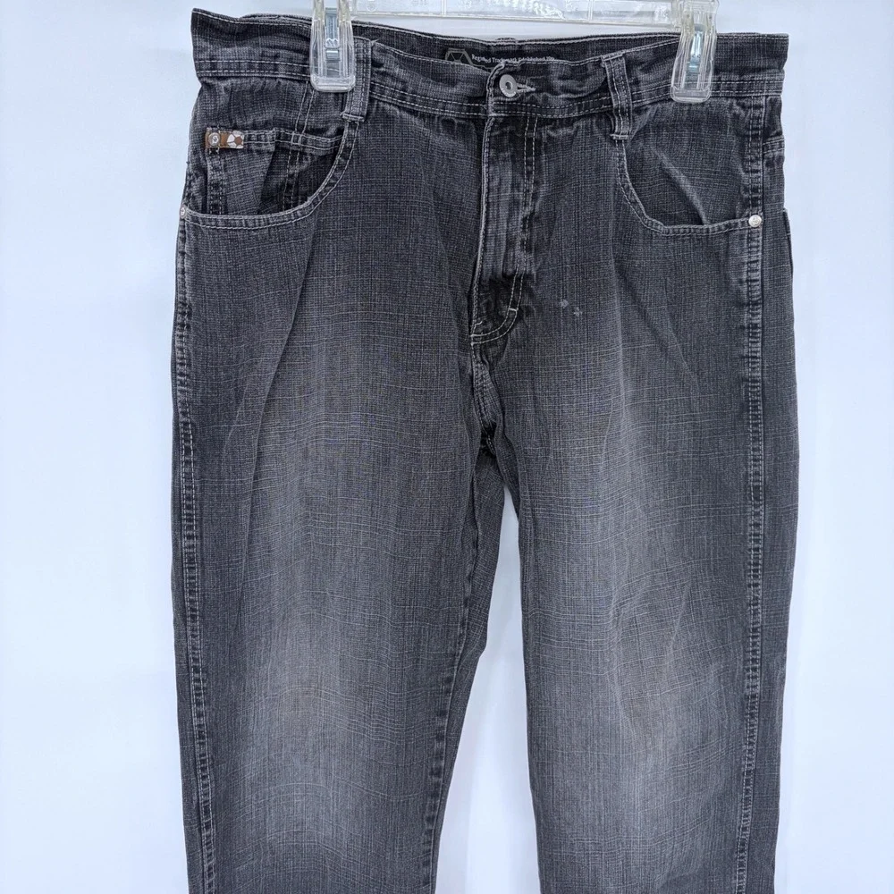 Vintage Southpole Black Baggy Jeans Size 36‎ Mens Brown Tab Faded Y2K Skater